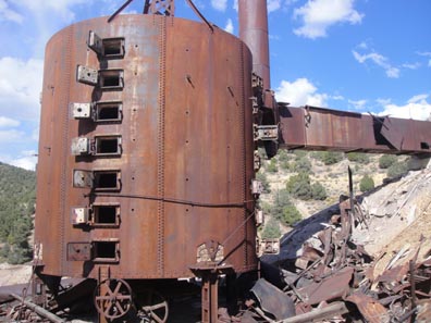 used for melting ore